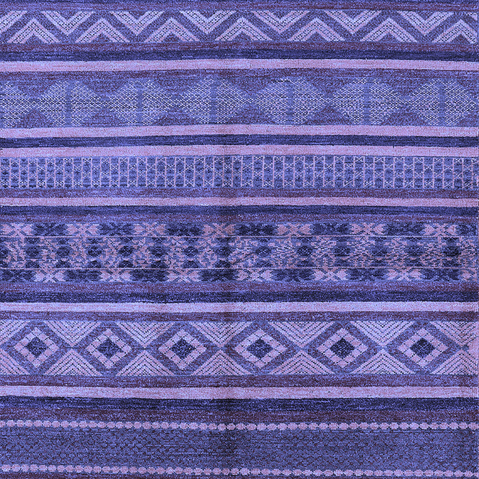 Machine Washable Oriental Blue Industrial Rug, wshurb1306blu