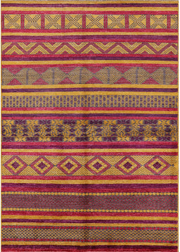 Mid-Century Modern Crimson Red Oriental Rug, urb1306