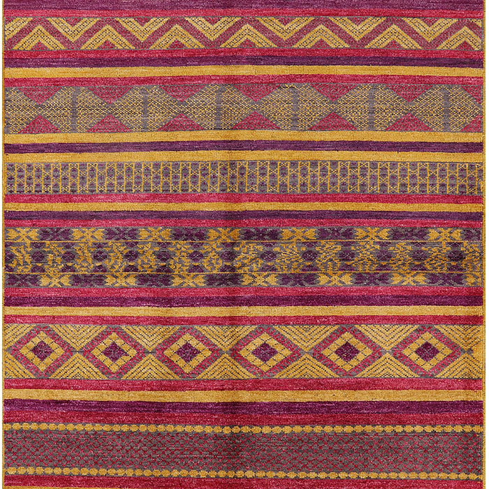 Mid-Century Modern Crimson Red Oriental Rug, urb1306