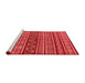 Industrial Red Washable Rugs