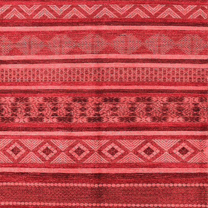 Machine Washable Oriental Red Industrial Rug, wshurb1306red