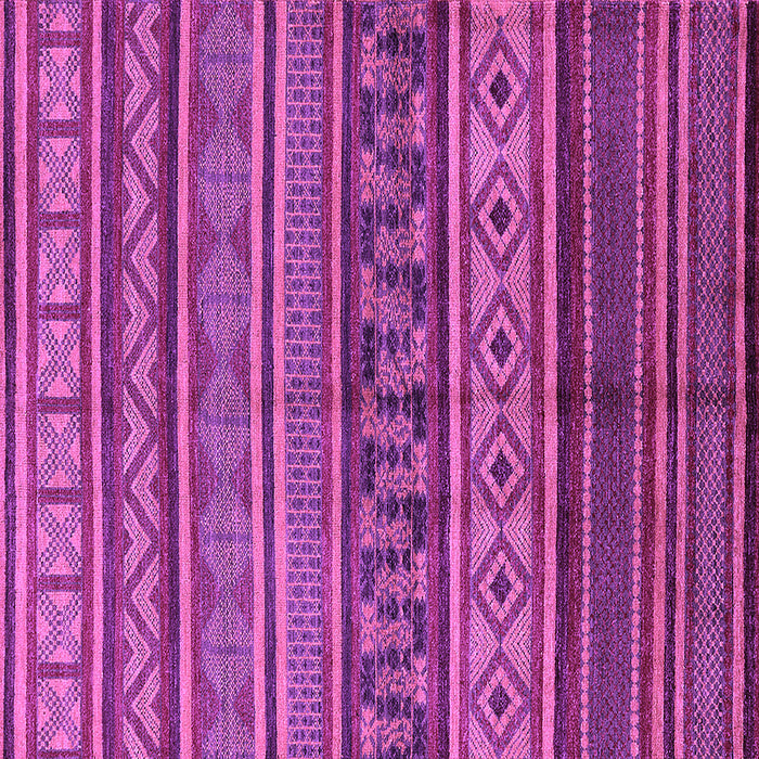 Square Machine Washable Oriental Purple Industrial Area Rugs, wshurb1306pur