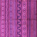 Square Machine Washable Oriental Purple Industrial Area Rugs, wshurb1306pur