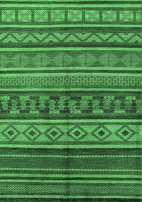 Oriental Emerald Green Industrial Rug, urb1306emgrn