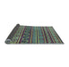 Sideview of Oriental Light Blue Industrial Rug, urb1306lblu