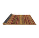 Sideview of Oriental Brown Industrial Rug, urb1306brn