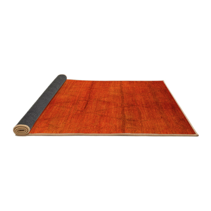 Sideview of Oriental Yellow Industrial Rug, urb1307yw