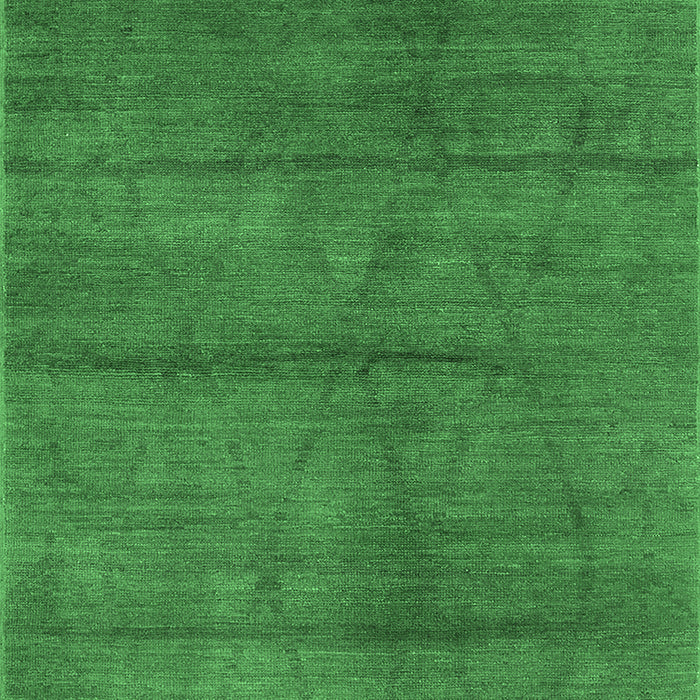 Machine Washable Oriental Emerald Green Industrial Area Rugs, wshurb1307emgrn