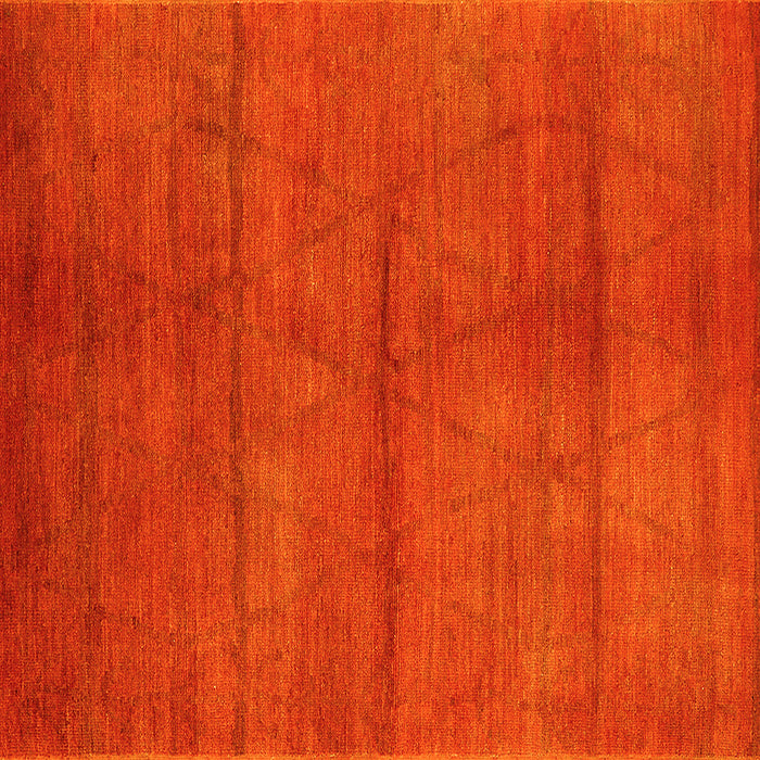 Square Oriental Yellow Industrial Rug, urb1307yw