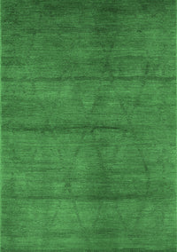 Oriental Emerald Green Industrial Rug, urb1307emgrn