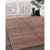 Mid-Century Modern Light Copper Gold Oriental Rug, urb1308