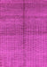 Machine Washable Oriental Pink Industrial Rug, wshurb1308pnk