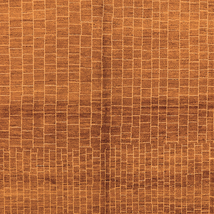 Machine Washable Oriental Orange Industrial Area Rugs, wshurb1308org