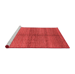 Industrial Red Washable Rugs