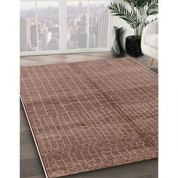 Machine Washable Industrial Modern Light Copper Gold Rug in a Family Room, wshurb1308