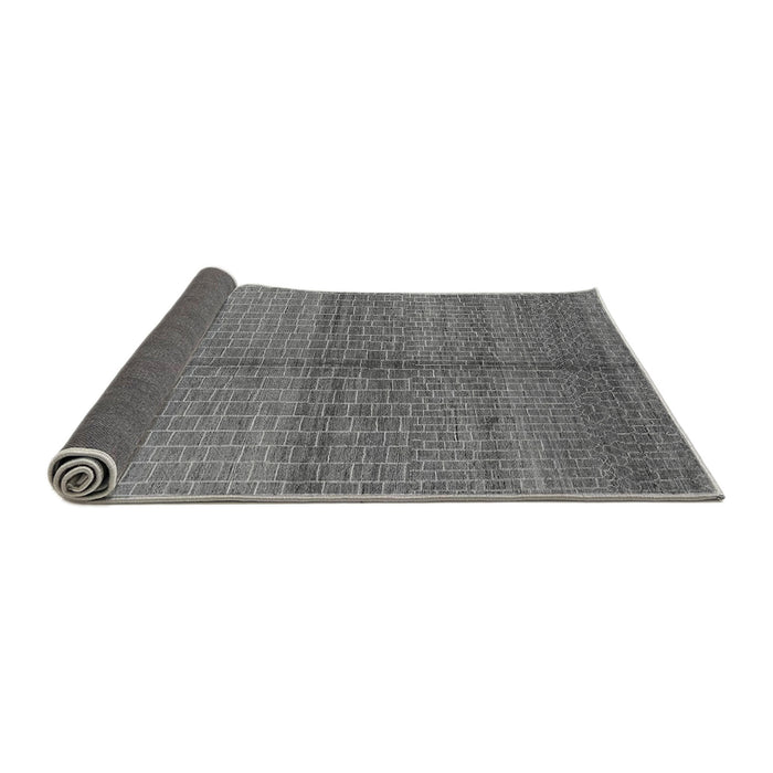 Sideview of Oriental Gray Industrial Rug, urb1308gry