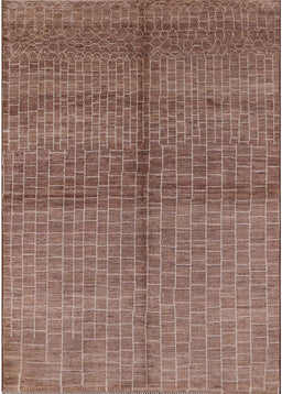 Mid-Century Modern Light Copper Gold Oriental Rug, urb1308