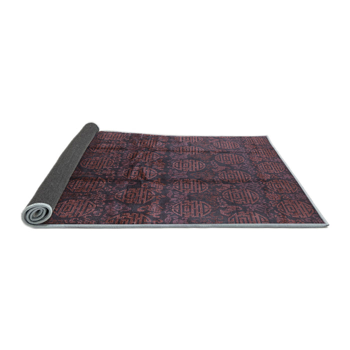 Sideview of Oriental Light Blue Industrial Rug, urb1309lblu