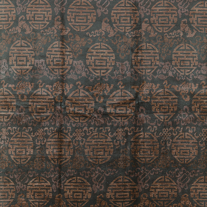 Oriental Turquoise Industrial Rug, urb1309turq