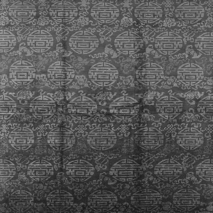 Square Machine Washable Oriental Gray Industrial Rug, wshurb1309gry