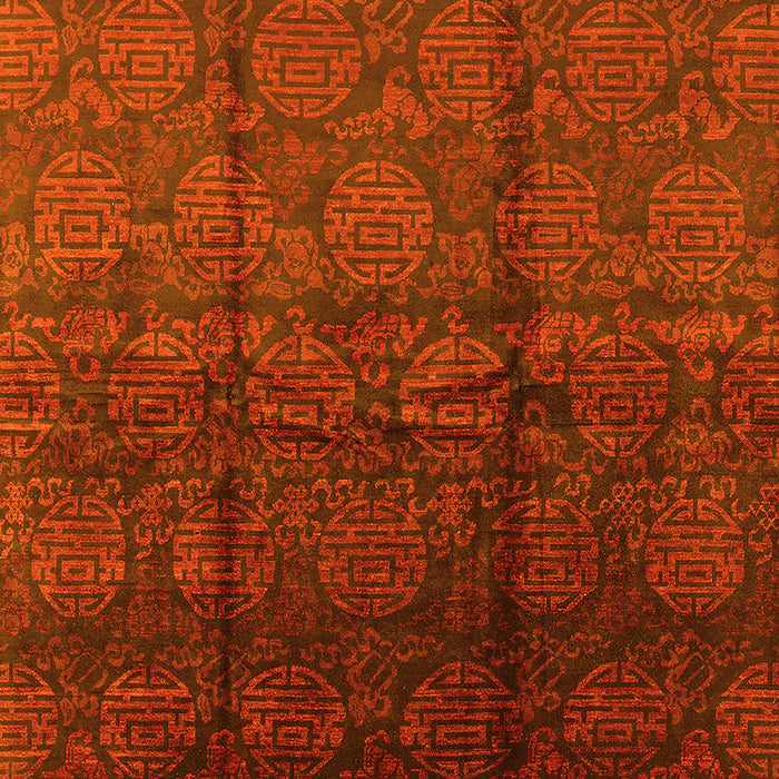 Oriental Yellow Industrial Rug, urb1309yw