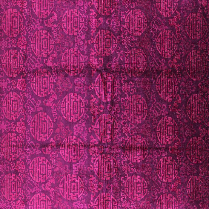Square Oriental Pink Industrial Rug, urb1309pnk