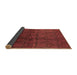 Sideview of Oriental Brown Industrial Rug, urb1309brn