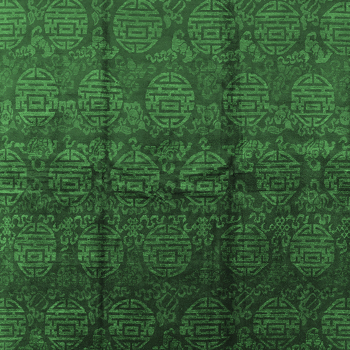 Oriental Emerald Green Industrial Rug, urb1309emgrn