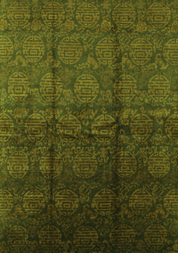 Oriental Green Industrial Rug, urb1309grn