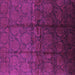 Square Oriental Purple Industrial Rug, urb1309pur