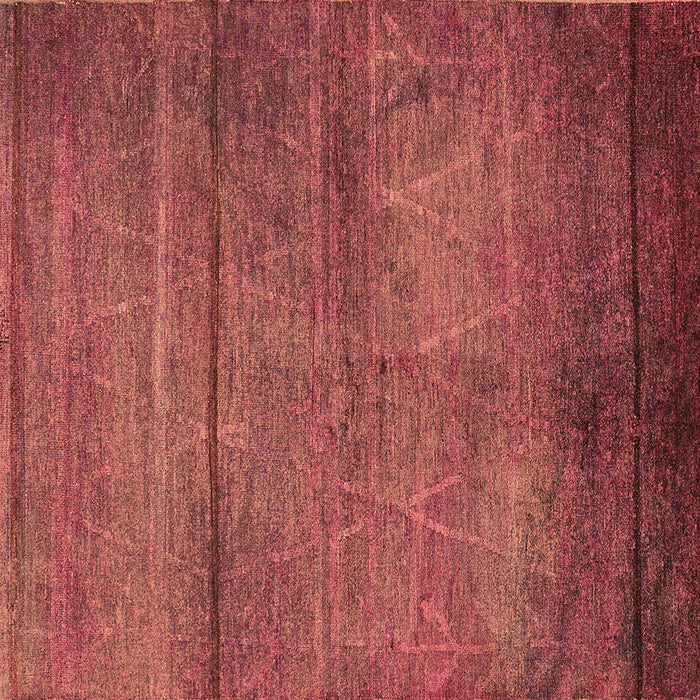 Square Machine Washable Oriental Brown Industrial Rug, wshurb1310brn