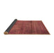 Sideview of Oriental Brown Industrial Rug, urb1310brn