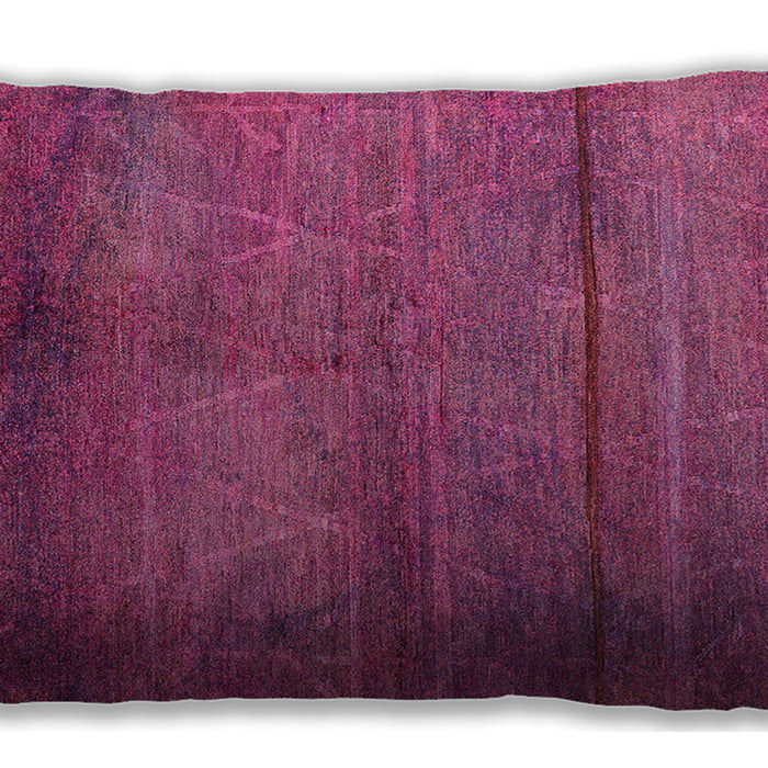 Mid-Century Modern Urban Magenta Pink Lumbar Throw Pillow, 13 inch by 19 inch, lburb1310