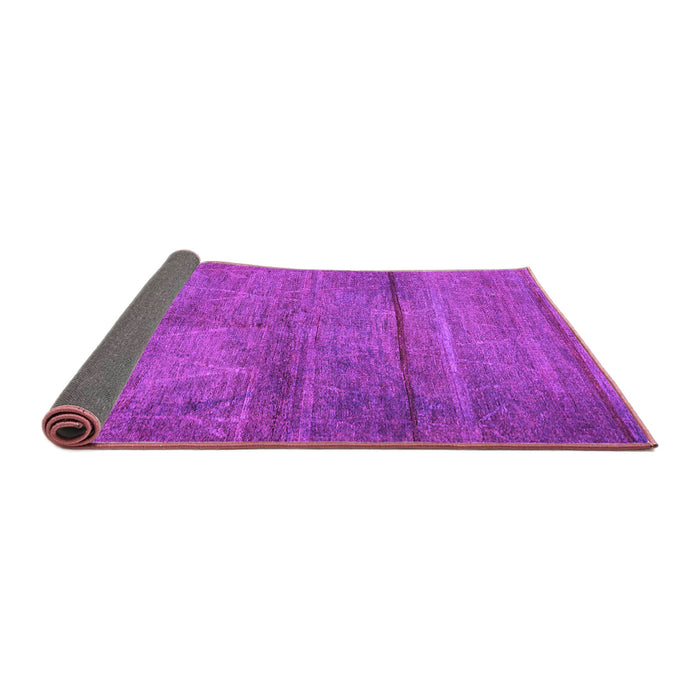 Sideview of Oriental Purple Industrial Rug, urb1310pur