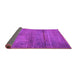 Sideview of Oriental Purple Industrial Rug, urb1310pur