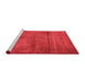 Industrial Red Washable Rugs