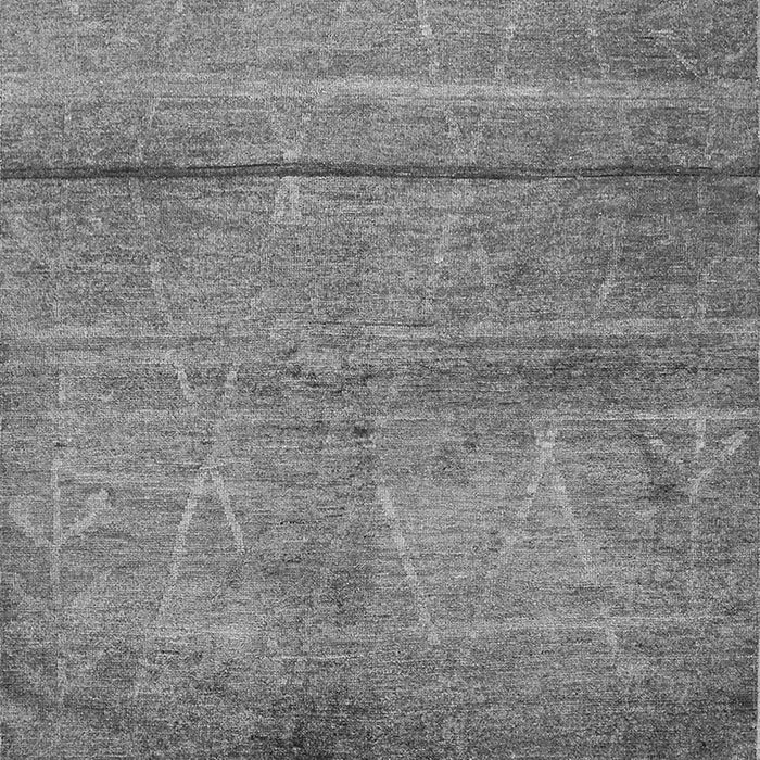 Machine Washable Oriental Gray Industrial Rug, wshurb1310gry