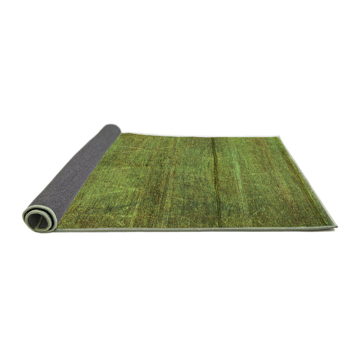 Sideview of Oriental Green Industrial Rug, urb1310grn