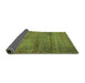 Sideview of Oriental Green Industrial Rug, urb1310grn