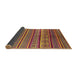 Sideview of Mid-Century Modern Bright Maroon Red Oriental Rug, urb1311