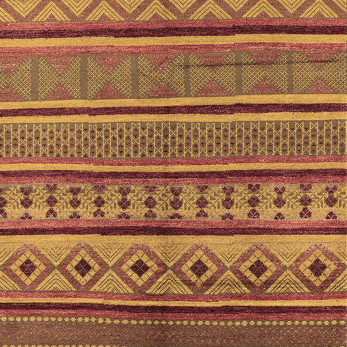 Machine Washable Oriental Brown Industrial Rug, wshurb1311brn