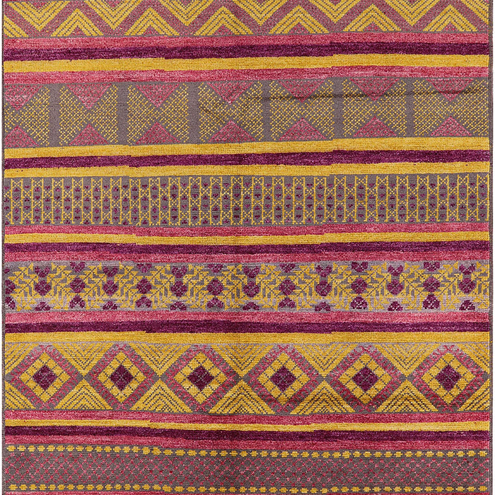 Machine Washable Industrial Modern Bright Maroon Red Rug, wshurb1311