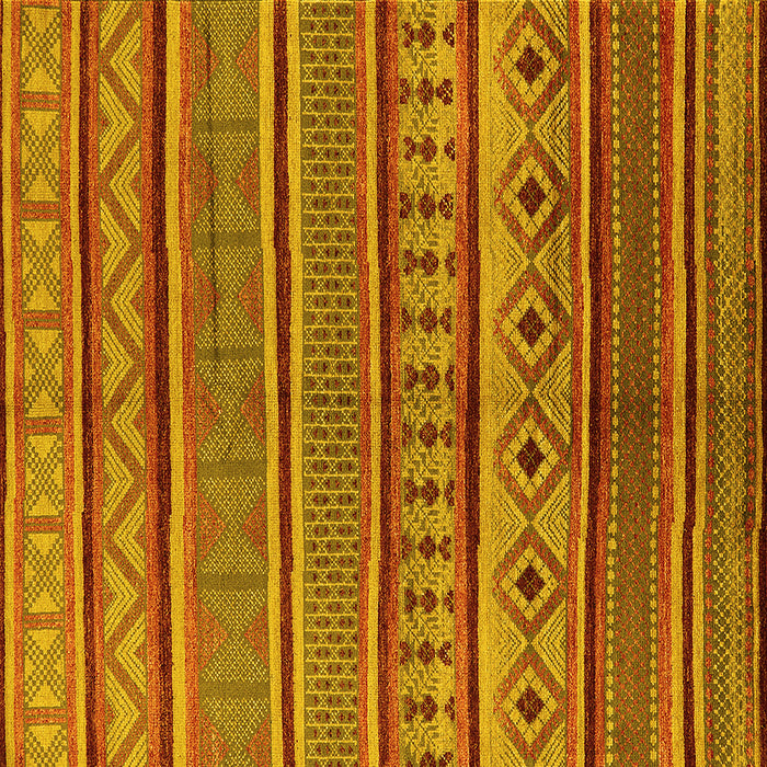 Square Oriental Yellow Industrial Rug, urb1311yw