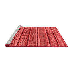 Industrial Red Washable Rugs