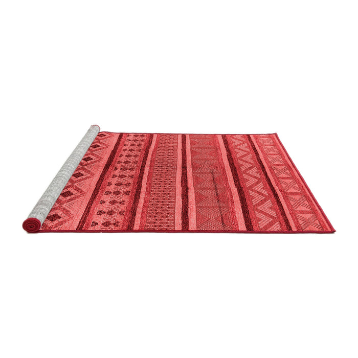 Industrial Red Washable Rugs