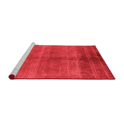 Industrial Red Washable Rugs