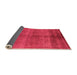 Sideview of Oriental Orange Industrial Rug, urb1312org