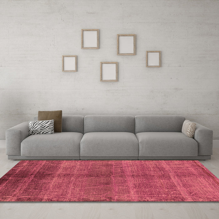 Machine Washable Oriental Brown Industrial Rug in a Living Room,, wshurb1312brn