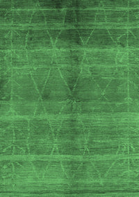 Oriental Emerald Green Industrial Rug, urb1312emgrn