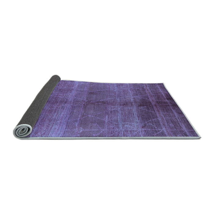Sideview of Oriental Light Blue Industrial Rug, urb1312lblu